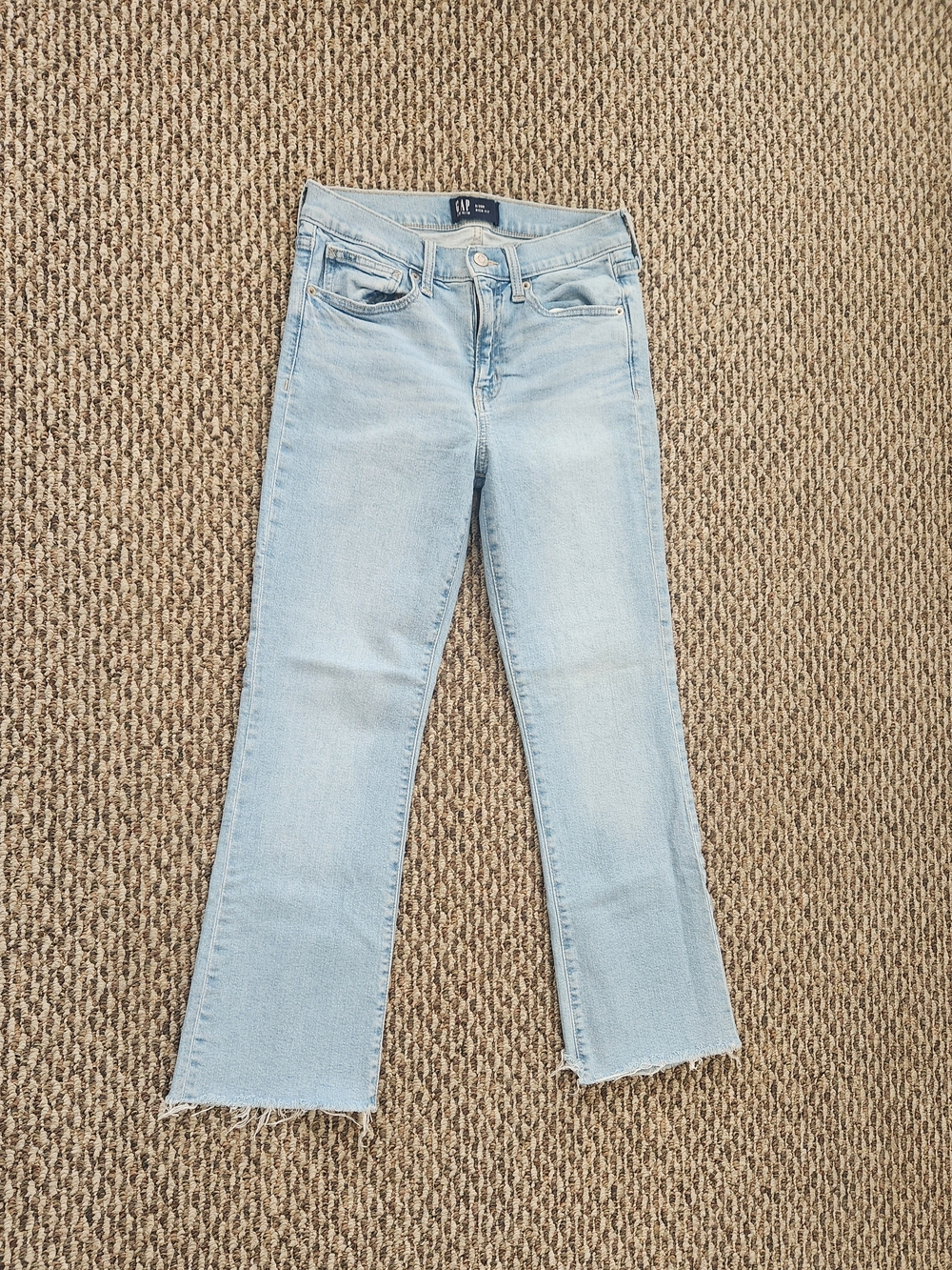GAP Light Blue Kick Boot Jeans - Women's Pale Denim Size 6